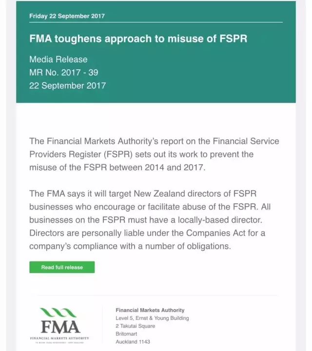 新西兰FMA警告“FSPR注册不提供保护”，将严打滥用行为.jpg