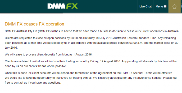 澳外汇经纪商DMM FX Australia宣布停止外汇服务.png