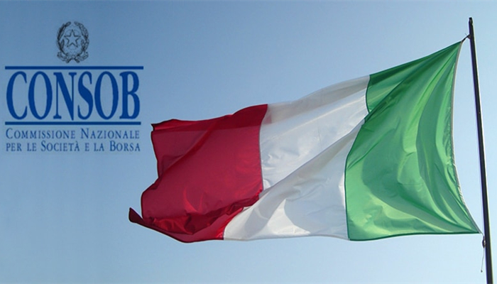 意大利Consob屏蔽了5个外汇域名