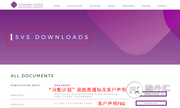 SVS破产进程！“分配计划”生效，客户声明已发布，请仔细阅读