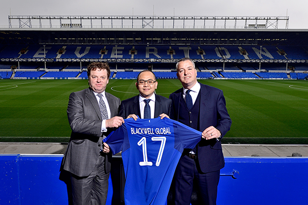 Blackwell Global正式成为英超埃弗顿足球队独家经纪商合作伙伴