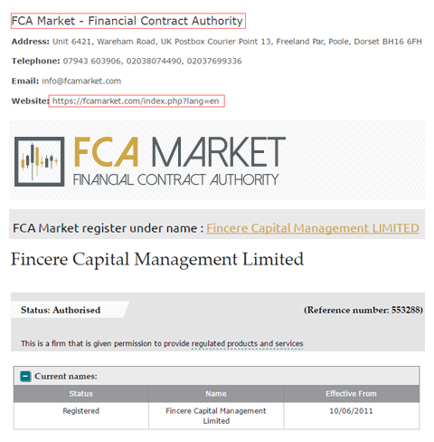英国FCA警告外汇平台FCA Market无牌经营.png
