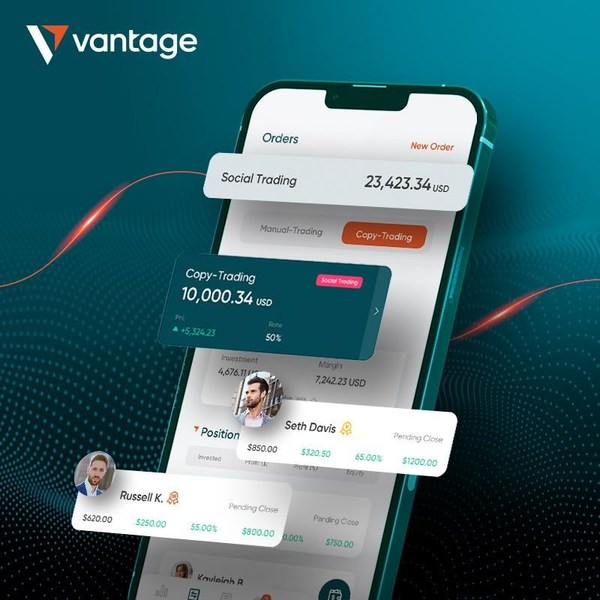 Vantage App引入社交交易，让交易变得更具互动性