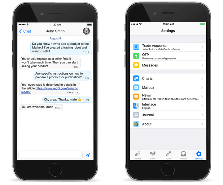迈达克更新iOS客户端MT4应用 重设交流界面和语言选项.gif