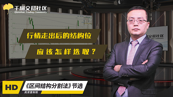 区间结构分割法节选：行情走出后的结构位应该怎样选取？