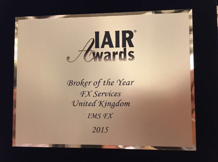 IAIR Awards 2015年度最佳经纪商-IMS FX（艾汇）实至名归.png